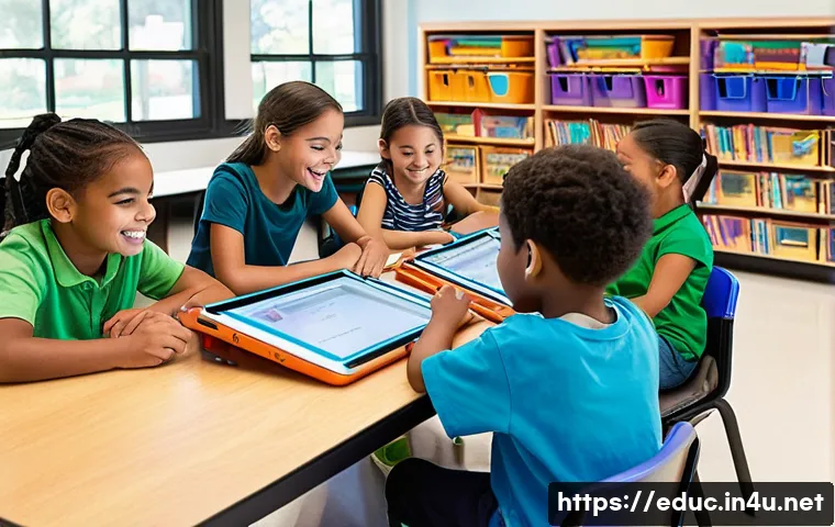 포괄적 교육 디자인 - **Prompt 1: A vibrant and inclusive classroom bustling with diverse elementary school children (ages...